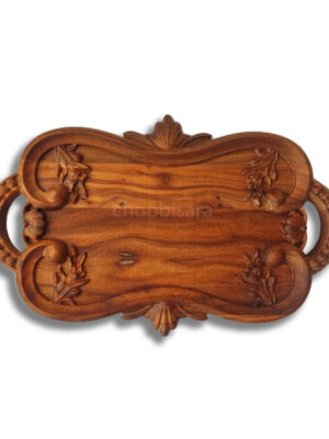 سینی چوبی دسته کنار t117