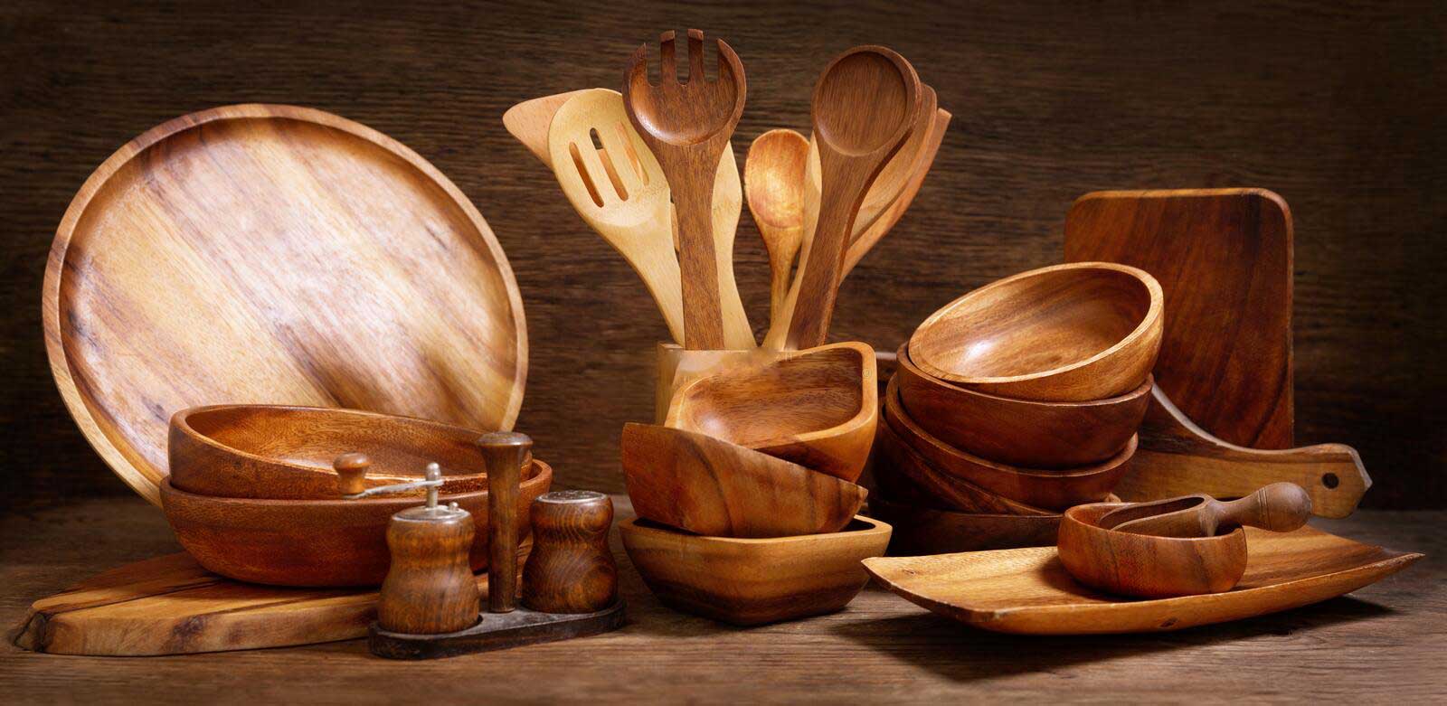 Kitchen Wooden Dishesh 