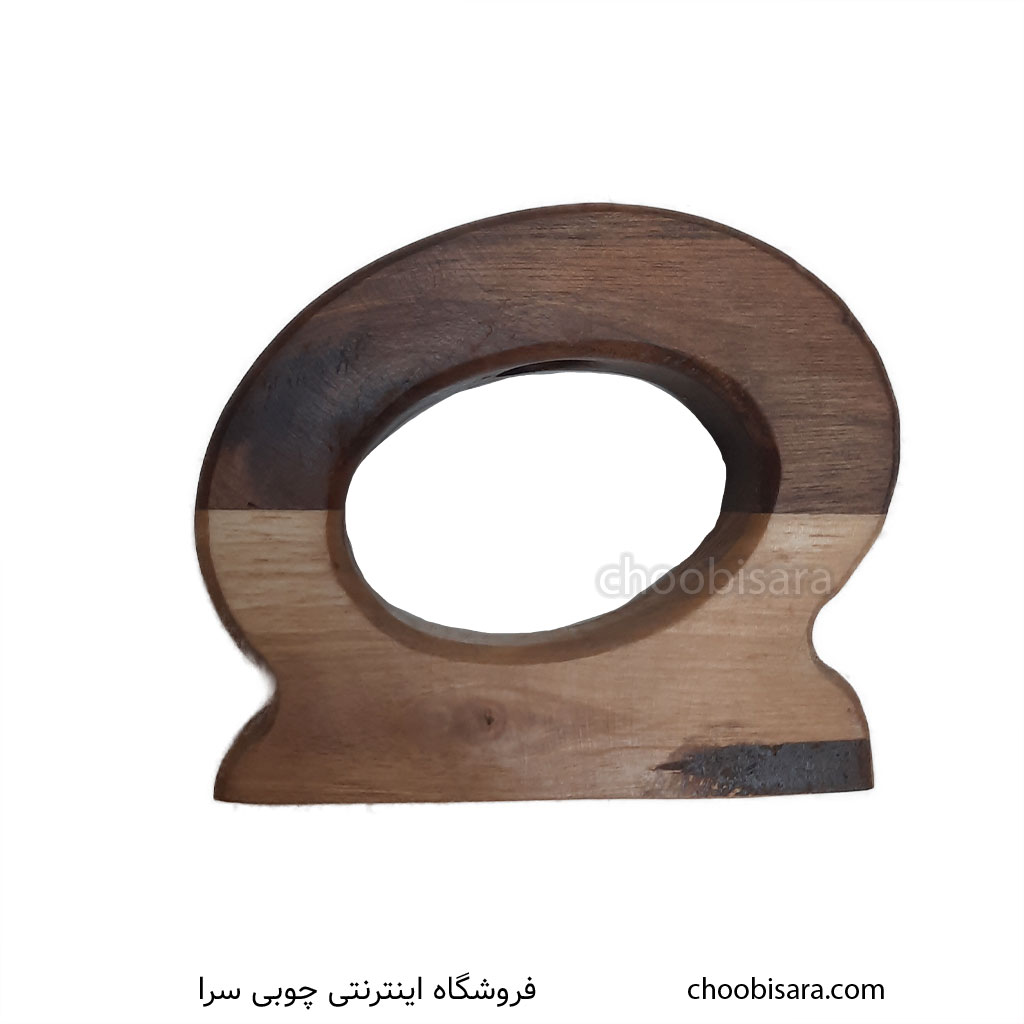 استند جا گلدان شیشه ای طرح بیضی