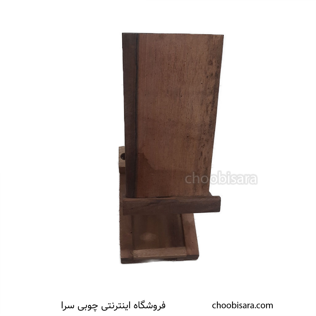 استند نگهدارنده گوشی چوبی