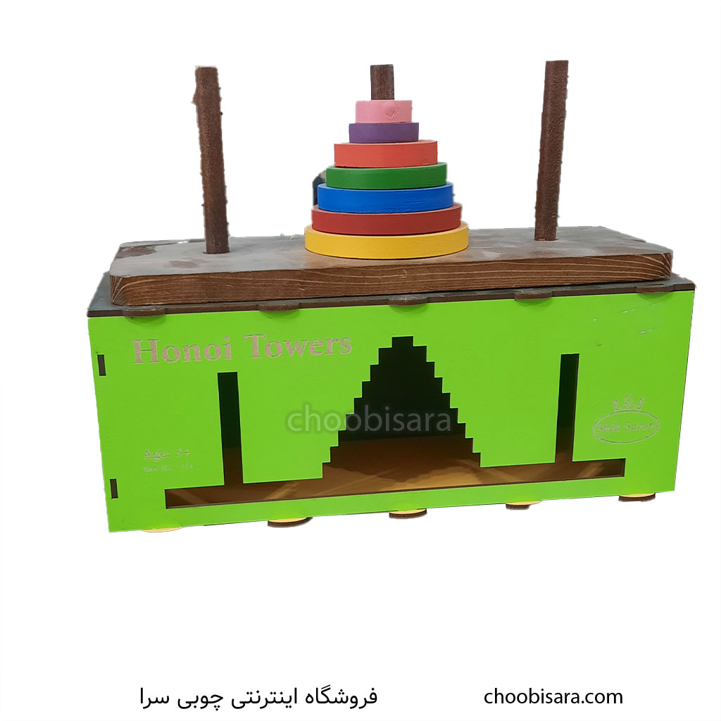 بازی فکری هانوی چوبی