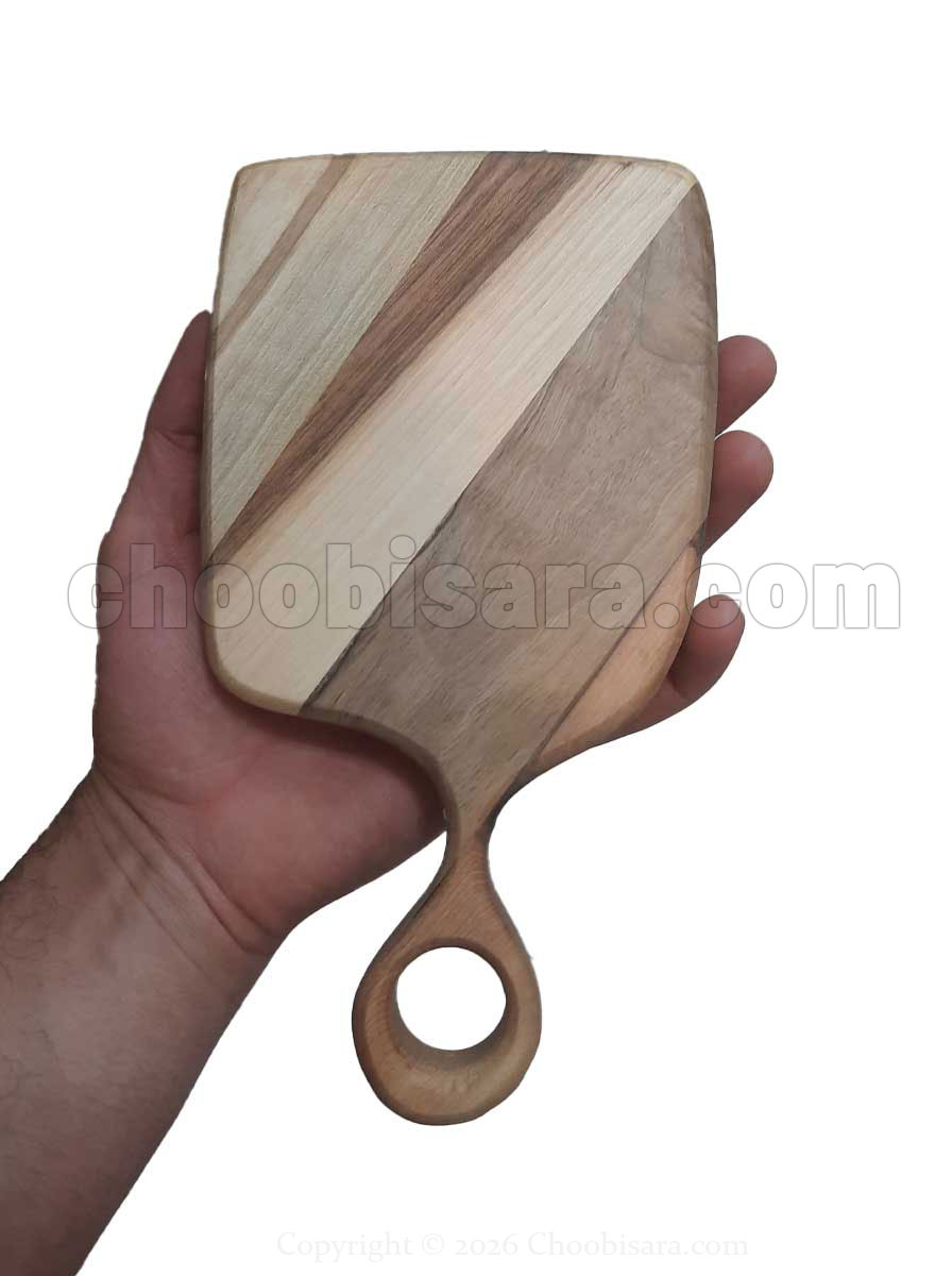 تخته سرو چوبی دستهدار کوچک ۲۳ سانتیمتری کد 401 - Image 2